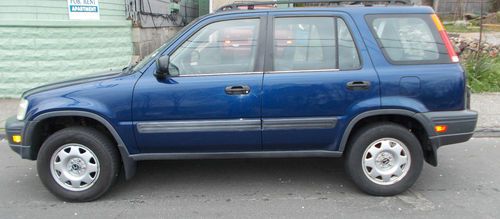 1999 honda cr-v lx sport utility 4-door 2.0l 4 x 4 blue runs excellent 5 speed
