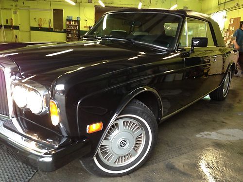 1987 bentley continental cab, black,mint,32k miles! export any car worldwide