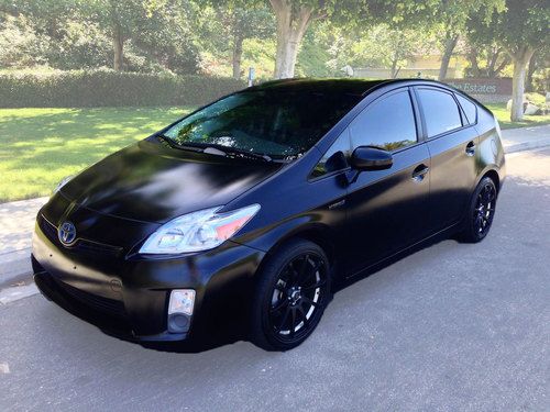 2011 matte black toyota prius with navigation, low miles, backup camera and more