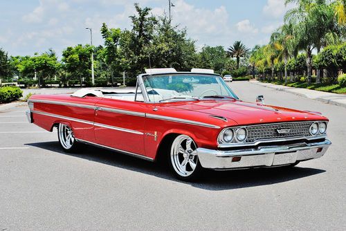 Simply beautiful 1963 ford galaxie xl 500 convertible wow is all i can say sweet
