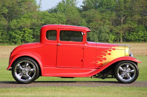 1931 ford model a 5-window coupe all steel all ford street rod not 32 no reserve