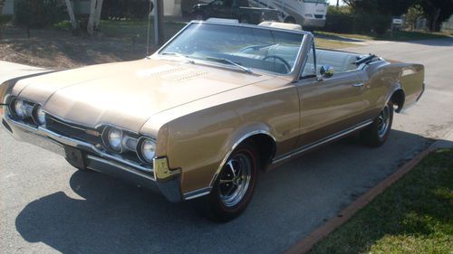 1967 oldsmobile 442 convertible rare # matching 4 speed (no reserve)