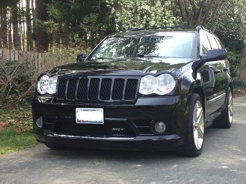 2008 jeep srt8-- black 420hp beast, super deal