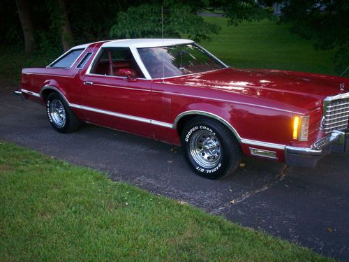 1977 ford thunderbird-1 owner,garaged kept. original paint.new mags and tires.