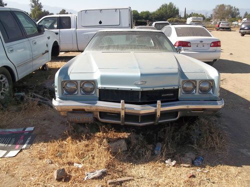 1972 chevy impala coupe 2 door 5.0 307 automatic clean title project car