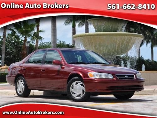 2000 toyota camry le v6, one owner, carfax, low miles!