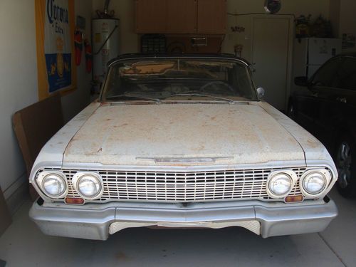 1963 impala cconvertible  "barn find"