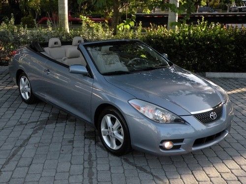 08 camry solara sle v6 convertible automatic leather jbl bluetooth florida owned
