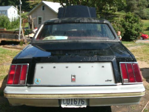 1980 mercury cougar xr-7 sedan 2-door 5.0l
