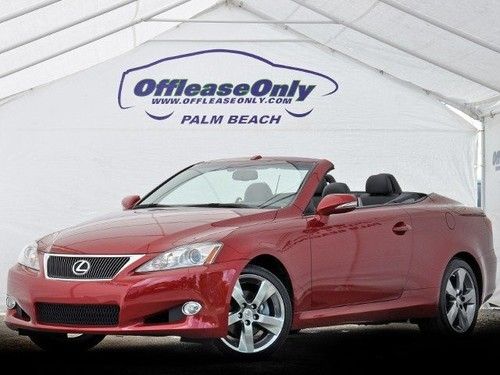 Convertible hard top leather paddle shifters push button start off lease only