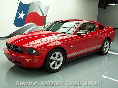 2009 ford mustang premium v6 pony pkg 5-spd leather 42k texas direct auto