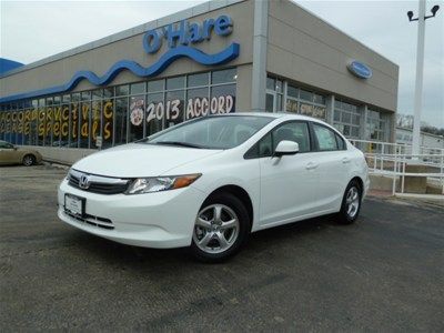 2012 ng natural gas civic navigation auto showroom condition carfax certified