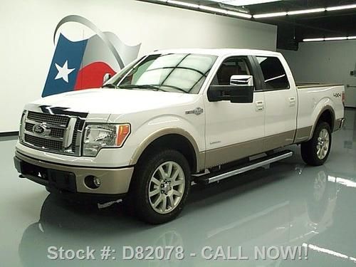 2012 ford f150 king ranch crew 4x4 ecoboost sunroof nav texas direct auto