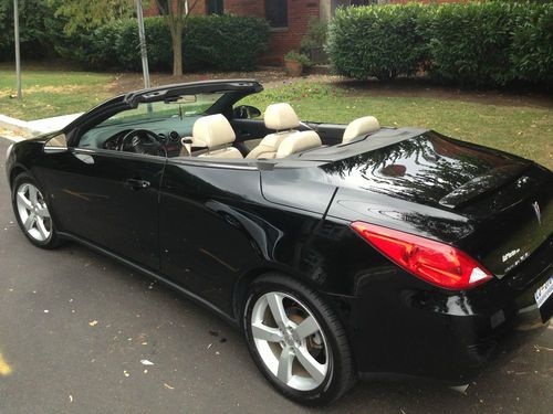 2007 black pontiac g6 gt hardtop convertible 57,000 miles must sell asap