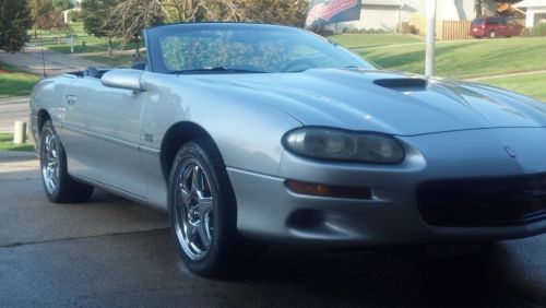 2000 silver chevrolet camaro ss convertible automatic leather power v8