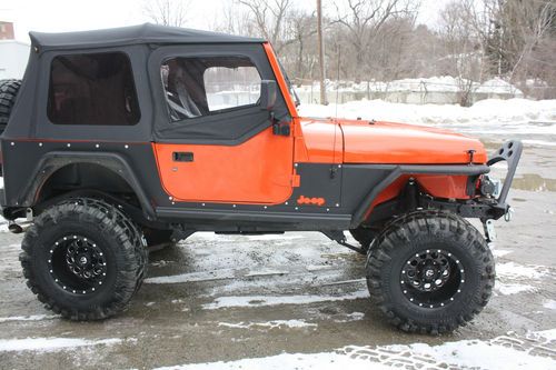 Jeep wrangler restored 1993 complete custom build with v8 327 automatic lifted