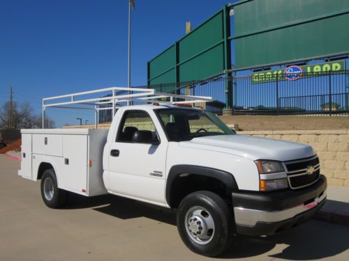 2007 chevy di 3500 hd utility bed texas own ,one owner with only 107k