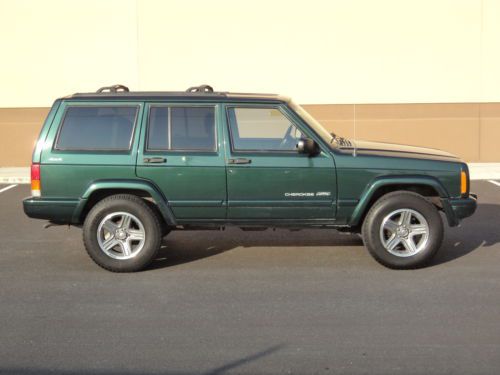 2000 jeep cherokee sport classic 4x4 low miles non smoker two owner no reserve!