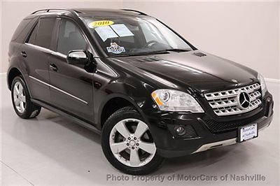 7-days *no reserve* &#039;10 ml350 4matic navi back-up new tires fact warranty carfax