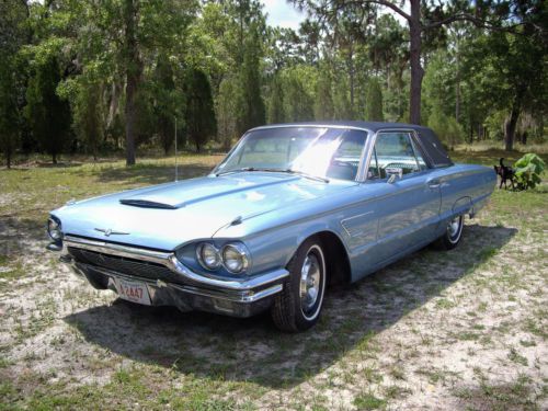 1965 ford thunderbird, landau package, brittany blue, in excellent condition