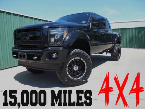 2012 ford f250 lariat fx-4, 1-owner, lift kit, blakced out !!!!