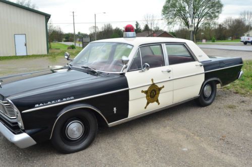 1965 ford galaxie 500 police car - mayberry replica