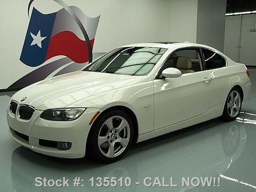2008 bmw 328i coupe auto sunroof htd leather hid's 62k! texas direct auto