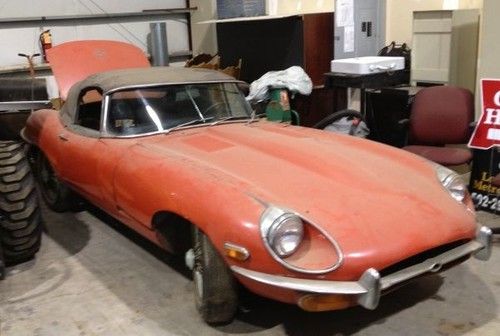 Jaguar e type 1969 roadster, barn find, matching numbers!!!
