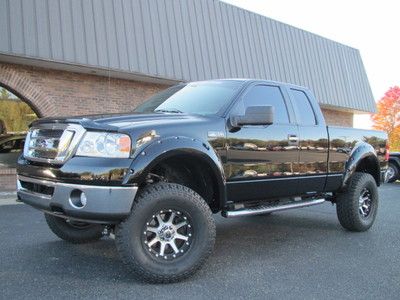 2008 ford f-150 4x4 lifted new wheels &amp; tires bushwacker flares trailer package