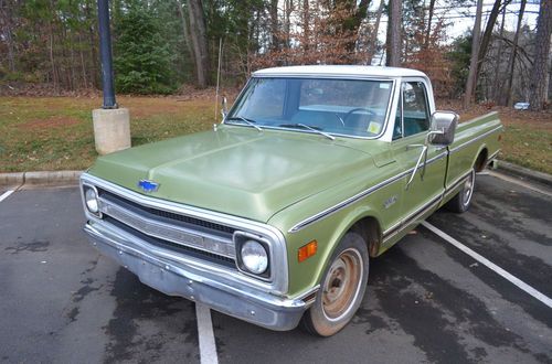 1969 chevy cst-10 truck factory 396 and a/c all original  1/2 ton fleetside long bed