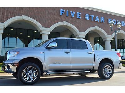 2010 toyota tundra 4x4 crewmax, custom wheels &amp; tires, texas trade in, 1-owner!!