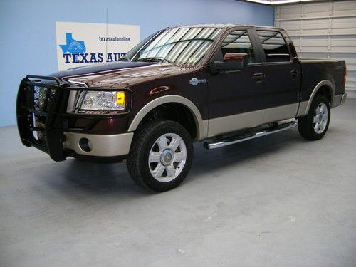 We finance!!!  2008 ford f-150 crew king ranch 4x4 auto nav roof rcam 6cd tow!!!