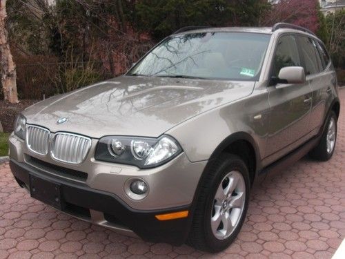 2007 bmw x3 3.0si sports awd luxury suv panoramic sunroof fully loaded clean