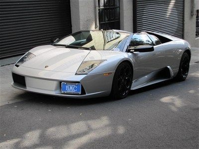 2005 roadster argento lame silver with black