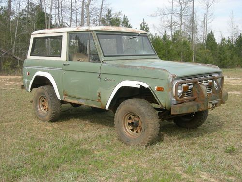 1971 early ford bronco---great project!!---no reserve!!!!