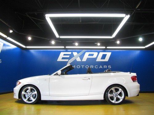 Bmw 135i sport convertible premium / cold weather packages xenon steptronic aux
