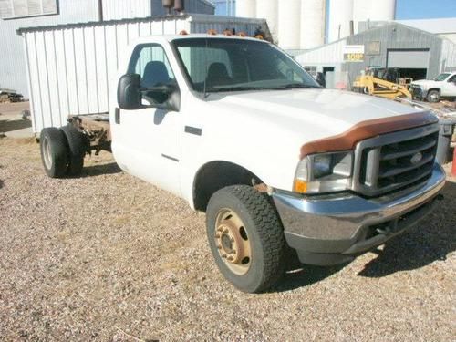 2002 ford f 450 cab and chassis 4x4 7.3 powerstroke dually utility service work