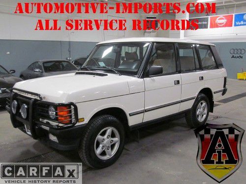 1995 range rover land rover county classic full service records