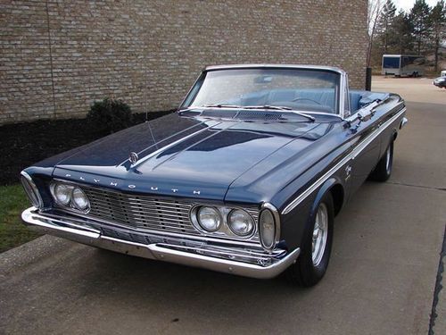 1963 plymouth fury convertible - drive with confidence anywhere!