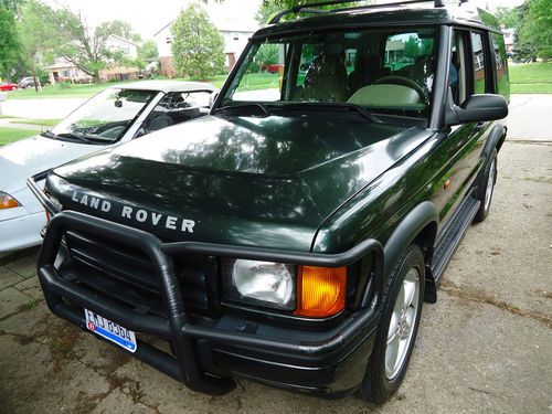 2000 land rover discovery series ii,137k,green,clean, well maint'd,tow pkg,video