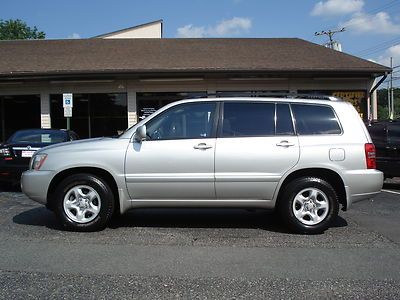 No reserve 2003 toyota highlander 2wd 2.4l 4-cyl auto one owner clean nice!