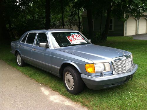 1988 mercedes-benz 560 sel 67k blue fully loaded leather sunroof automative