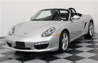 Boxster s 2011 silver very low original miles 6 speed manual trans xenons bose