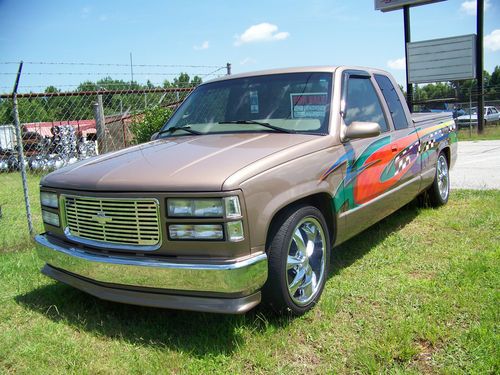 97 chevy 1500 ext. cab v8 customized, lowered, custom wheels