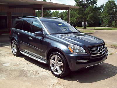 2011 gray mercedes benz gl class 4matic 4 door 4x4 suv luggage rack all electric