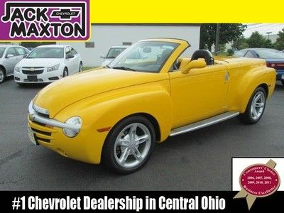 04 chevy ssr yellow convertible leather heated seats premium sound low miles