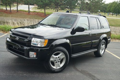 2001 infiniti qx4 4x4 1 owner only 87k black black loaded nicest truck anywhere!