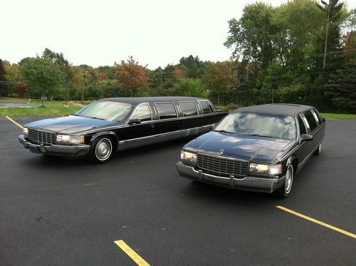 Two cadillac fleetwood limousines. good condition with spare parts.