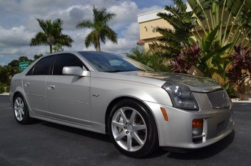 Florida cts-v cts v navigation sunroof heated leather 6 speed manual carfax cert