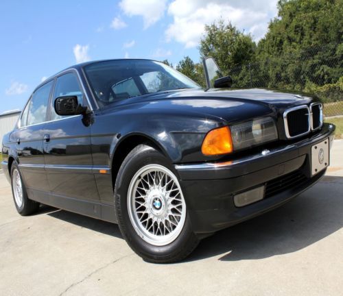 1997 bmw 740il black beauty, clean carfax from singer island fl. no reserve